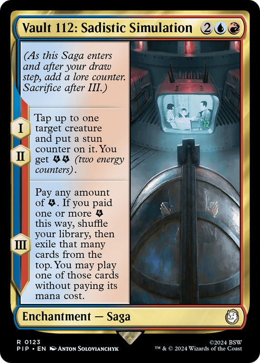 Vault 112: Sadistic Simulation [Fallout] [Foil]