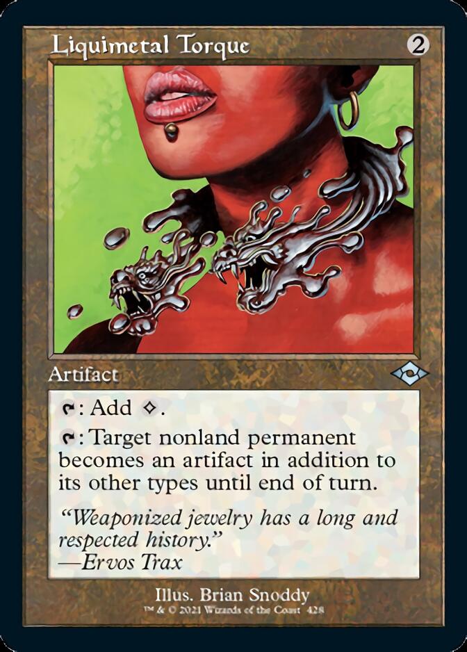 Liquimetal Torque (Retro) [Modern Horizons 2] [Foil]