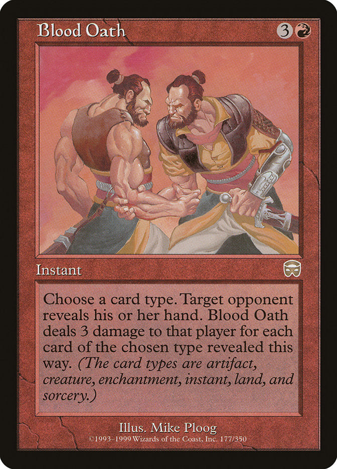 Blood Oath [Mercadian Masques] [Foil]