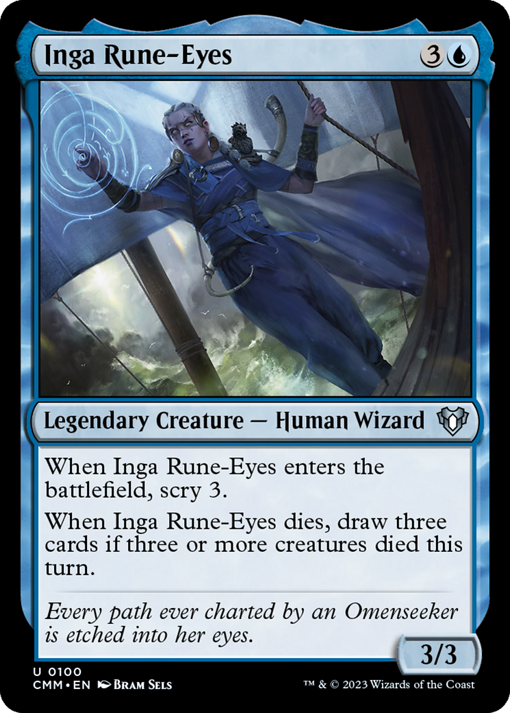 Inga Rune-Eyes [Commander Masters] [Foil]