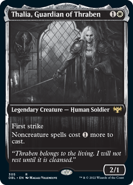 Thalia, Guardian of Thraben [Innistrad: Double Feature] [Foil]