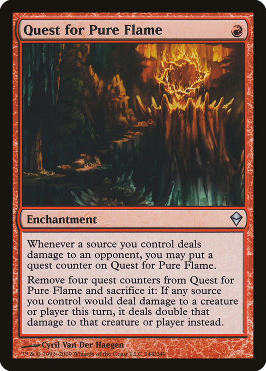 Quest for Pure Flame [Zendikar] [Foil]