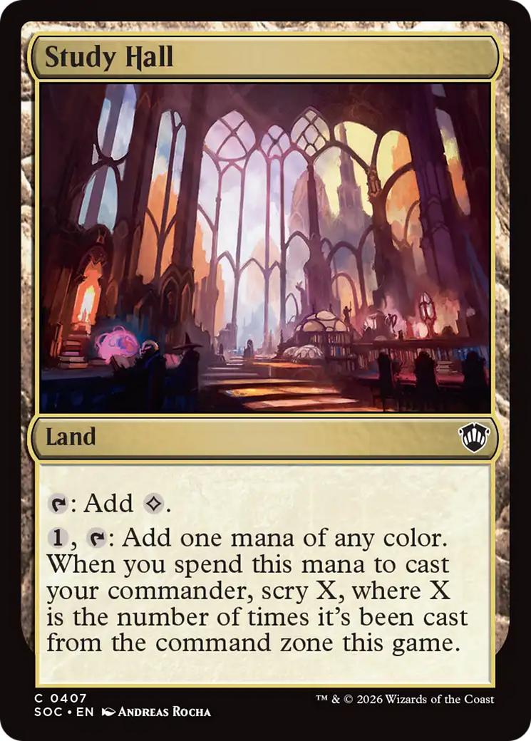 Study Hall [Secrets of Strixhaven Commander] [Foil]