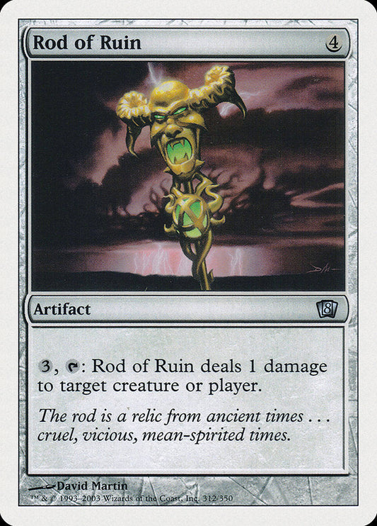 Rod of Ruin [Eighth Edition] [Foil]