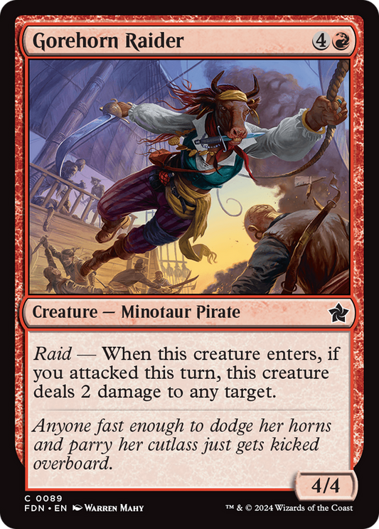 Gorehorn Raider [Foundations] [Foil]