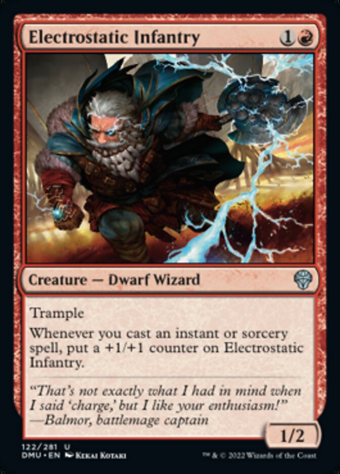 Electrostatic Infantry [Dominaria United] [Foil]