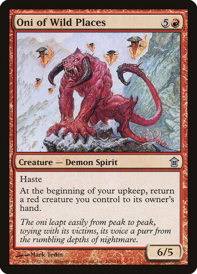 Oni of Wild Places [Saviors of Kamigawa] [Foil]