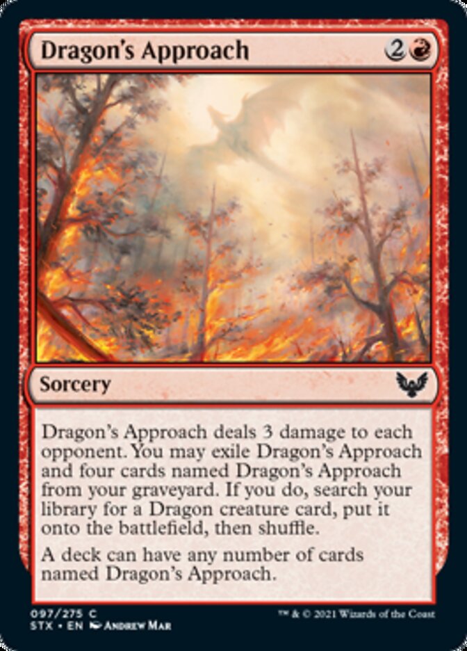 Dragon's Approach [Strixhaven: School of Mages] [Foil]