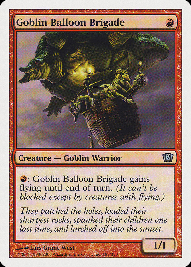 Goblin Balloon Brigade [Ninth Edition] [Foil]