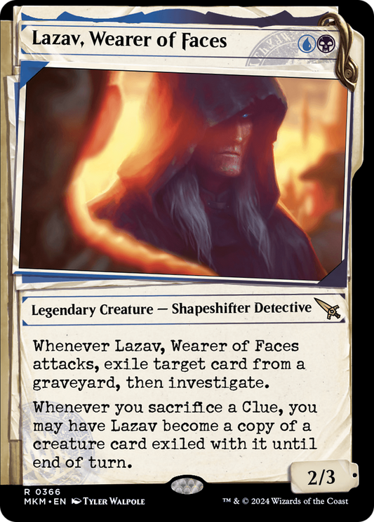 Lazav, Wearer of Faces (Showcase) (0366) [Murders at Karlov Manor] [Foil]