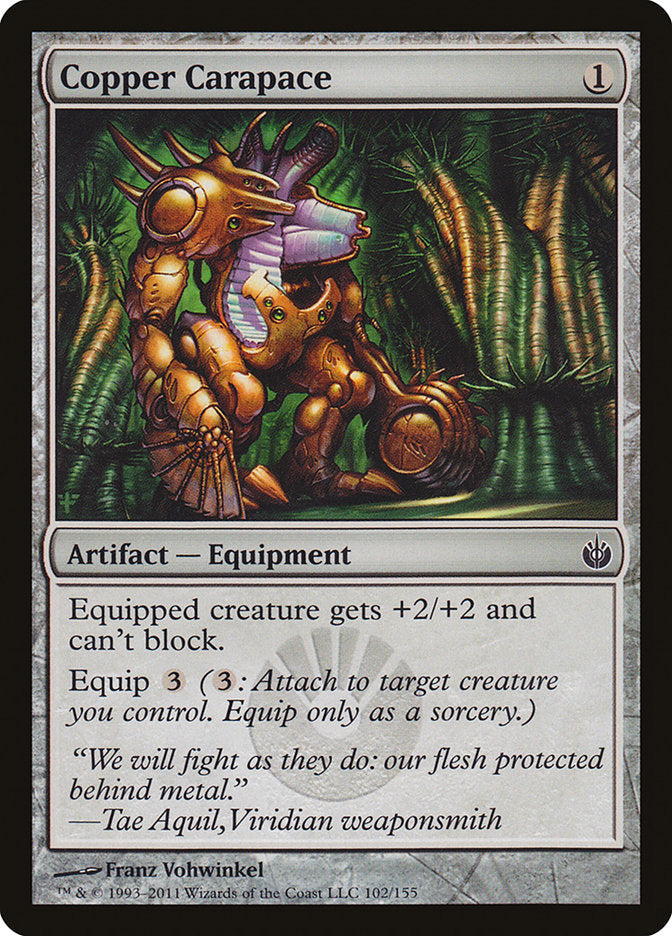 Copper Carapace [Mirrodin Besieged] [Foil]
