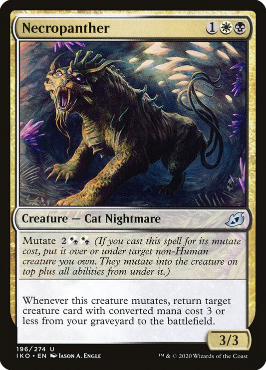 Necropanther [Ikoria: Lair of Behemoths] [Foil]