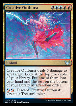 Creative Outburst [Strixhaven: School of Mages] [Foil]