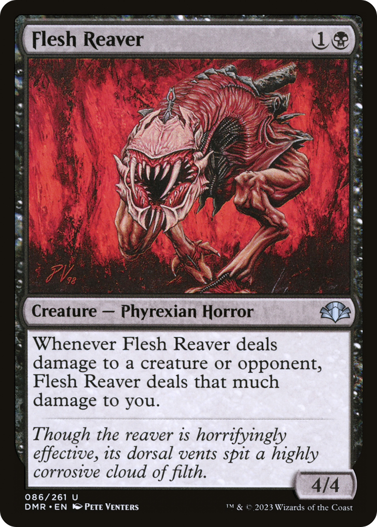 Flesh Reaver [Dominaria Remastered] [Foil]