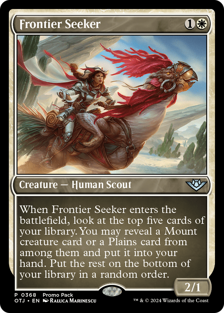 Frontier Seeker (Promo Pack) [Outlaws of Thunder Junction Promos] [Foil]