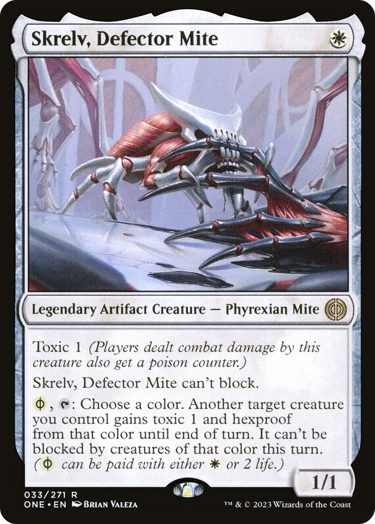Skrelv, Defector Mite [Phyrexia: All Will Be One] [Foil]