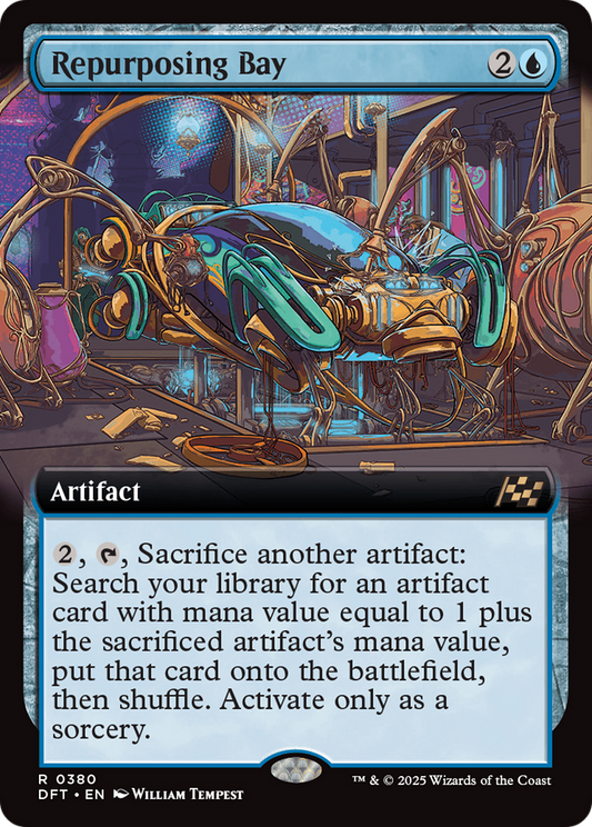 Repurposing Bay (Extended Art) [Aetherdrift] [Foil]