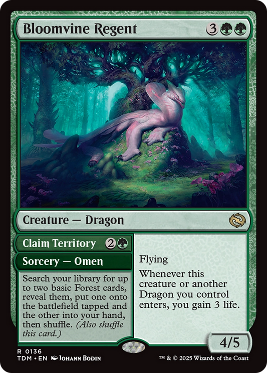 Bloomvine Regent [Tarkir: Dragonstorm] [Foil]