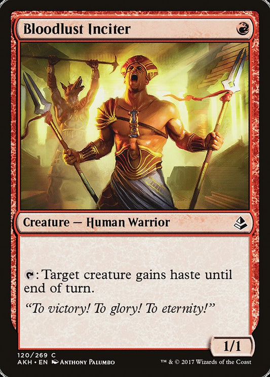 Bloodlust Inciter [Amonkhet] [Foil]