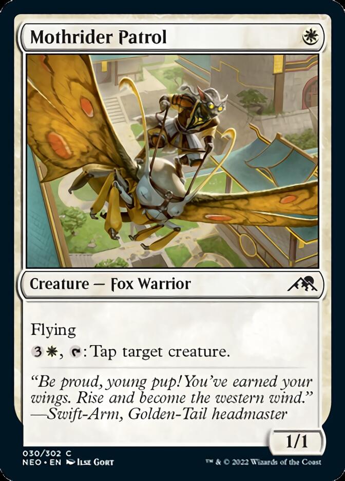 Mothrider Patrol [Kamigawa: Neon Dynasty] [Foil]