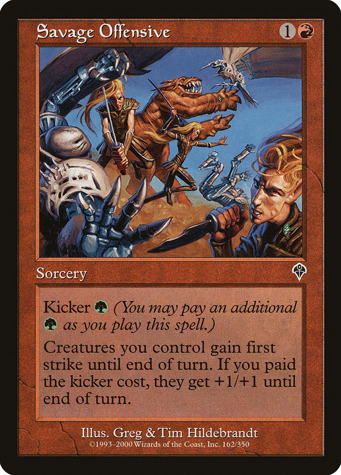 Savage Offensive [Invasion] [Foil]