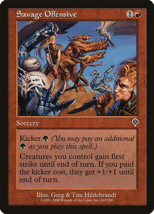 Savage Offensive [Invasion] [Foil]