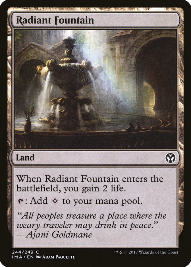 Radiant Fountain [Iconic Masters] [Foil]