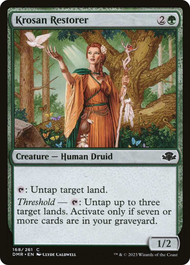 Krosan Restorer [Dominaria Remastered] [Foil]