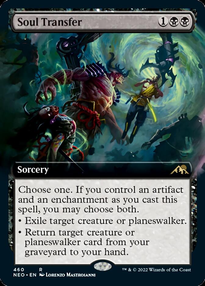 Soul Transfer (Extended Art) [Kamigawa: Neon Dynasty] [Foil]