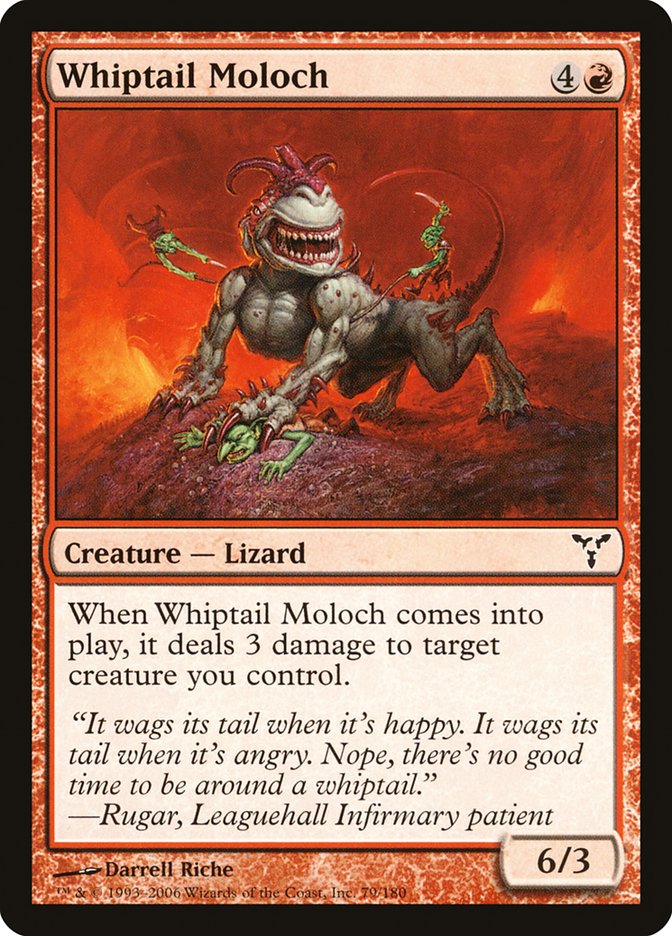 Whiptail Moloch [Dissension] [Foil]