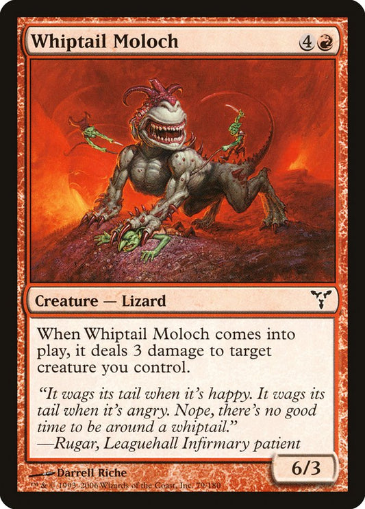 Whiptail Moloch [Dissension] [Foil]