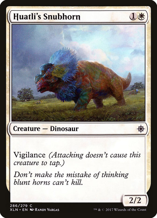 Huatli's Snubhorn [Ixalan] [Foil]
