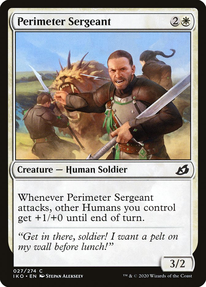 Perimeter Sergeant [Ikoria: Lair of Behemoths] [Foil]