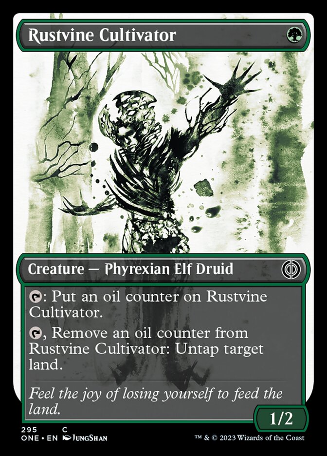 Rustvine Cultivator (Showcase Ichor) [Phyrexia: All Will Be One] [Foil]