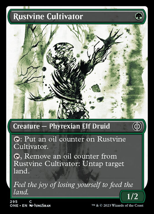 Rustvine Cultivator (Showcase Ichor) [Phyrexia: All Will Be One] [Foil]