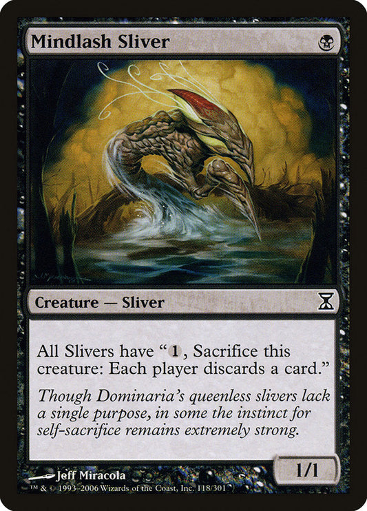 Mindlash Sliver [Time Spiral] [Foil]