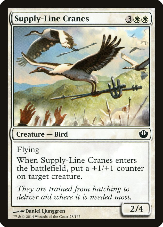 Supply-Line Cranes [Journey into Nyx] [Foil]