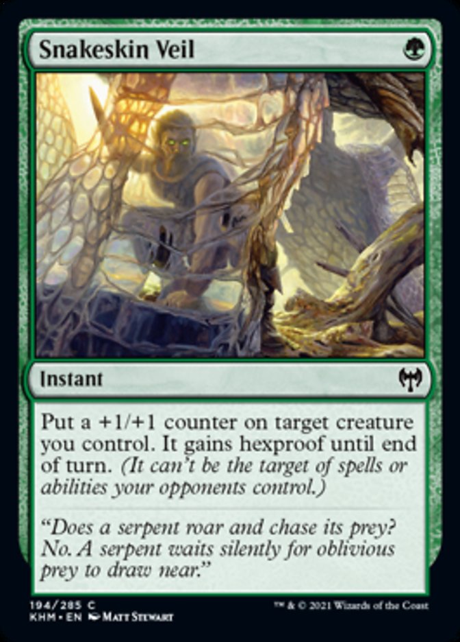 Snakeskin Veil [Kaldheim] [Foil]