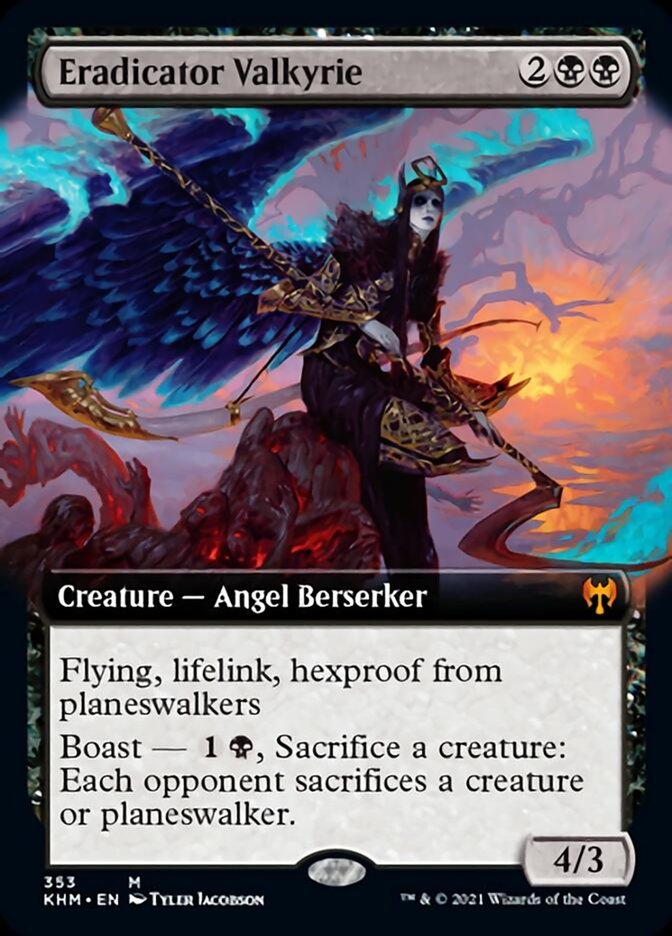 Eradicator Valkyrie (Extended Art) [Kaldheim] [Foil]