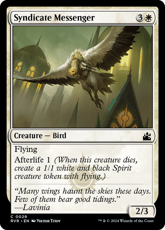 Syndicate Messenger [Ravnica Remastered] [Foil]