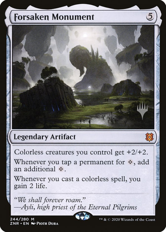 Forsaken Monument (Promo Pack) [Zendikar Rising Promos] [Foil]