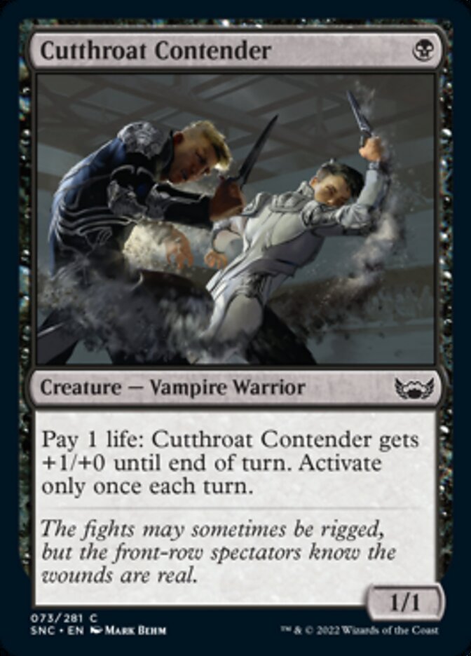 Cutthroat Contender [Streets of New Capenna] [Foil]