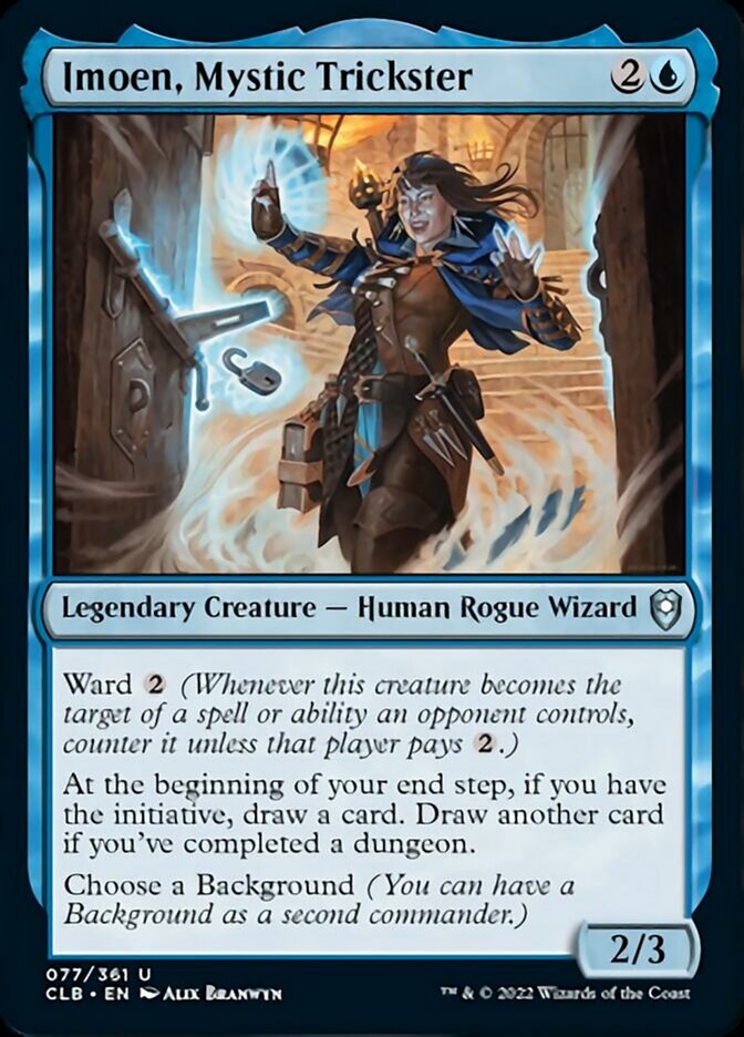 Imoen, Mystic Trickster [Commander Legends: Battle for Baldur's Gate] [Foil]