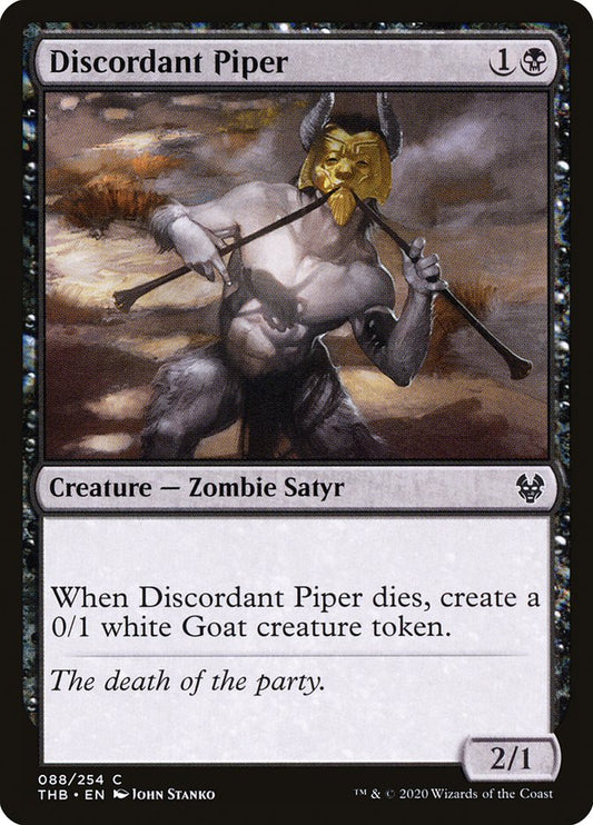 Discordant Piper [Theros Beyond Death] [Foil]