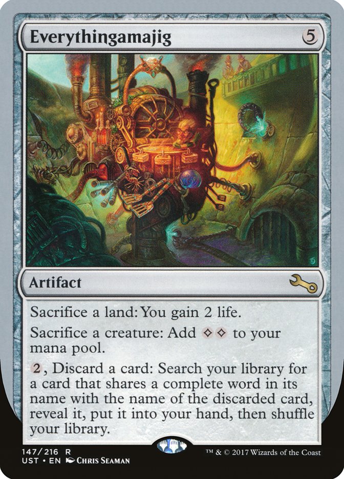 Everythingamajig ("Sacrifice a Land") [Unstable] [Foil]