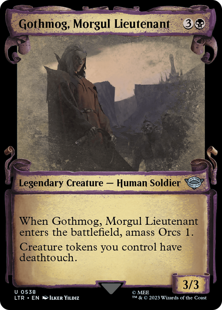 Gothmog, Morgul Lieutenant [The Lord of the Rings: Tales of Middle-Earth Showcase Scrolls] [Foil]