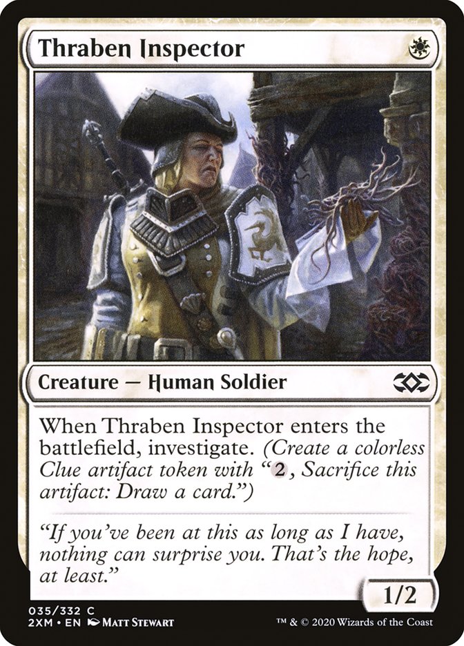 Thraben Inspector [Double Masters] [Foil]