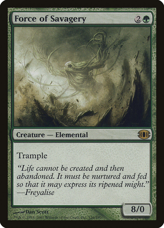 Force of Savagery [Future Sight] [Foil]