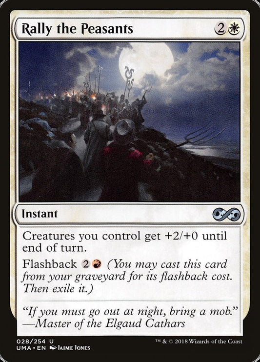 Rally the Peasants [Ultimate Masters] [Foil]