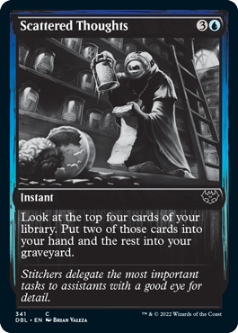 Scattered Thoughts [Innistrad: Double Feature] [Foil]